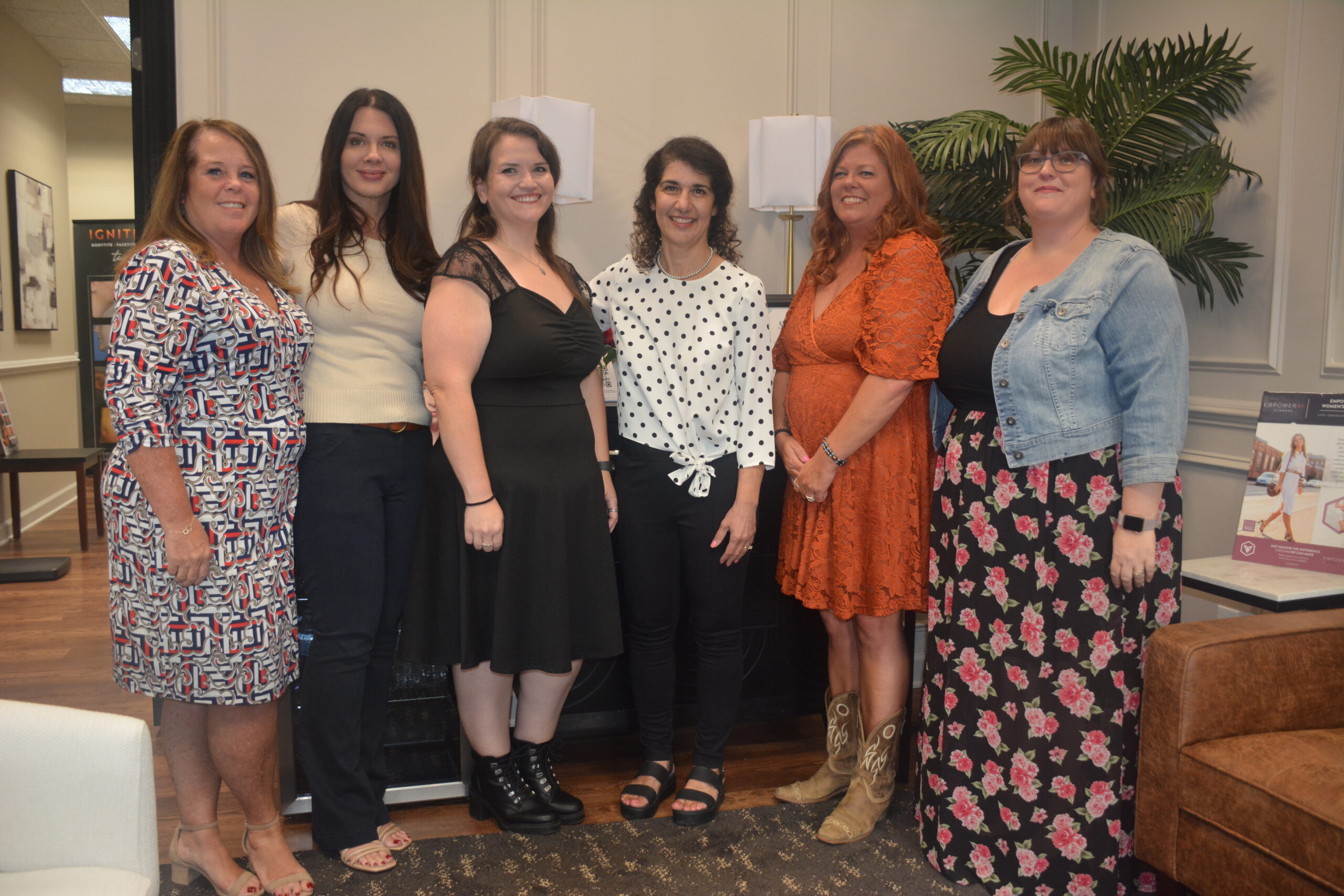 Group photo of NRMGS staff with Dr. Campbell
