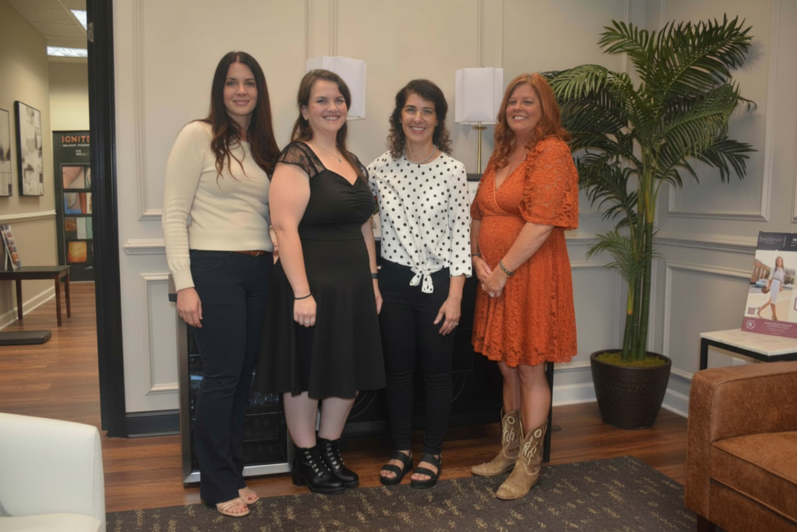 Group photo of NRMGS staff with Dr. Campbell